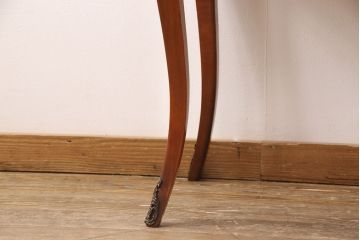 イギリスアンティーク　マホガニー材　パーケットを取り入れた優美なデザインが魅力のライティングビューロー(ワークデスク、在宅ワーク、在宅用、簿記机)(R-049000)