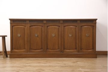 中古　DREXEL HERITAGE(ドレクセルヘリテイジ)　Triune(トライユン)　優雅な佇まいが魅力のクリデンザキャビネット(クレデンザ、サイドボード、リビングボード)(定価約66万円)(R-049003)