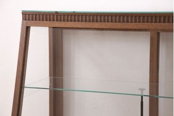 【オーダー注文・受注生産商品】ラフジュ工房オリジナル　こだわりのディスプレイコーナーにおすすめなナラ材製のガラスケース(ショーケース、陳列棚)(R-049004)