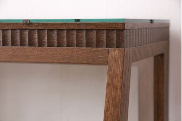 【オーダー注文・受注生産商品】ラフジュ工房オリジナル　こだわりのディスプレイコーナーにおすすめなナラ材製のガラスケース(ショーケース、陳列棚)(R-049004)