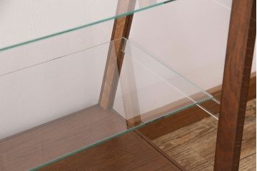 【オーダー注文・受注生産商品】ラフジュ工房オリジナル　こだわりのディスプレイコーナーにおすすめなナラ材製のガラスケース(ショーケース、陳列棚)(R-049004)