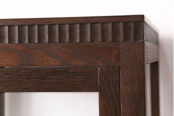 【オーダー注文・受注生産商品】ラフジュ工房オリジナル　上品なアンティークデザインが魅力のナラ材製縦型ガラスケース(ショーケース、陳列棚)(R-049005)