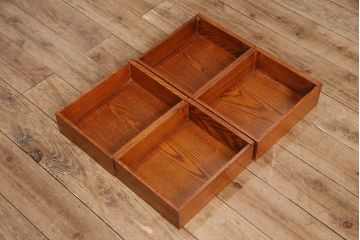 中古　民芸家具　総ニレ無垢材　風情ある和の空間作りにおすすめ!雰囲気を盛り上げる特大火鉢(囲炉裏、関西火鉢、座卓)(R-049013)