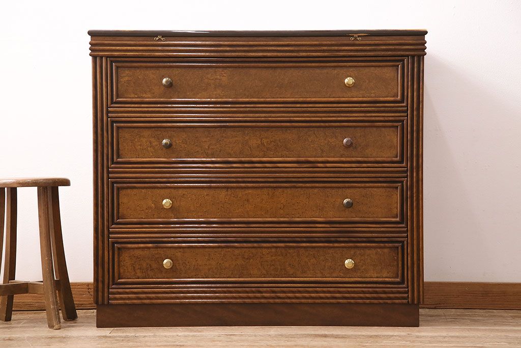 中古　美品　スペインで生まれたVAROSA VALENTI(バロッサ バレンティ)の気品のあるチェスト(引き出し)(定価約49万円)(R-049015)