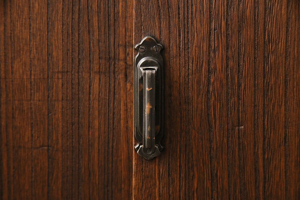 和製アンティーク　素朴な木肌が味わい深い、総桐材製の小箪笥(小物収納、引き出し、戸棚)(R-049039)