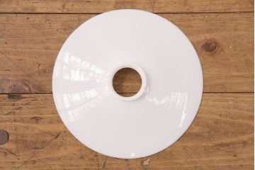 アンティーク照明　どこか懐かしさが漂う平笠シェードの吊り下げ照明(ペンダントライト、天井照明)(R-049044)