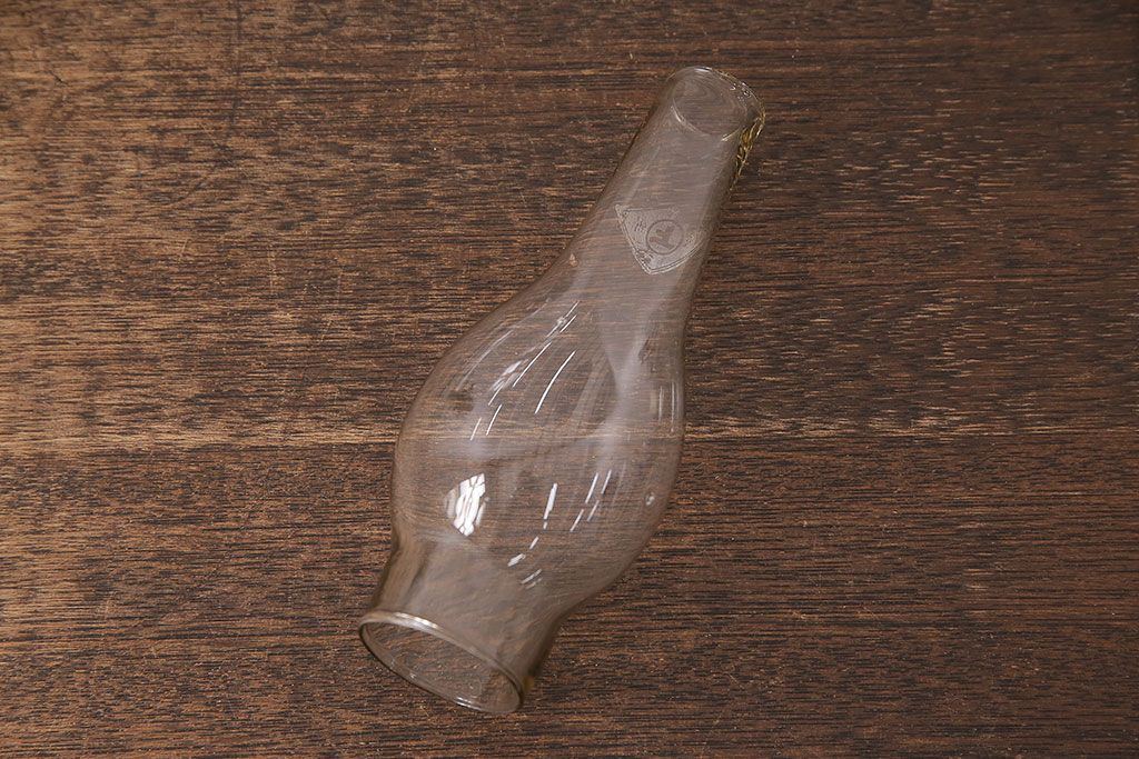 アンティーク雑貨　昭和初期　巻芯10番　お洒落な空間づくりに活躍するレトロなオイルランプ(テーブルランプ、スタンドライト)(R-049046)