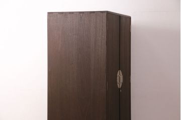 中古　美品　引手が美しい!上品な佇まいが魅力的な国産の総桐箪笥(並厚、桐たんす)(ワードローブ、洋服タンス、桐たんす)(R-049064)