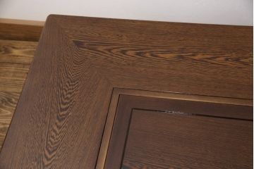 中古　最高級品　鉄刀木(タガヤサン)無垢材　上質な和の暮らしを実現できる関西火鉢(ローテーブル、長火鉢、座卓、リビングテーブル、囲炉裏)(R-049070)