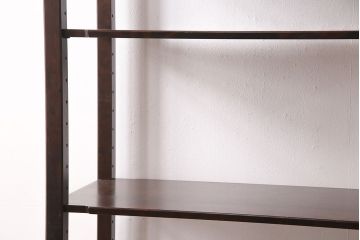 中古　北海道民芸家具　HM156　美しい佇まいと機能性を兼ね備えた四方棚(飾り棚、陳列棚、収納棚、オープンラック、キャビネット)(定価約30万円)(R-049071)