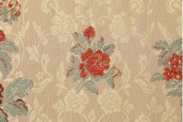 中古　イタリア輸入家具　優美でロマンチックな雰囲気が魅力的なソファ&クッションセット(定価約90万円)(3人掛けソファ)(R-049074)