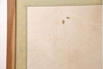 昭和初期　ケヤキ材　智恵子抄　上品な和の雰囲気を盛り上げる衝立(つい立て、パーテーション、間仕切り、茶道具)(R-049079)