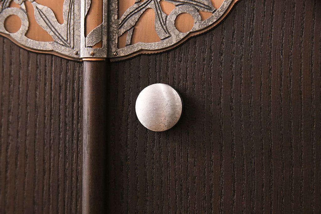 中古　美品　松永修一作　胴丸　柾目が美しい!上品な雰囲気が魅力の総桐箪笥(衣装箪笥、着物箪笥、和タンス、桐たんす)(定価約120万円)(R-049084)