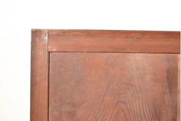 アンティーク建具　木の味わいが堪能できる帯戸4枚セット(ガラス帯戸、板戸、引き戸、建具)(R-049098)