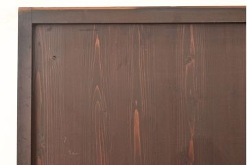 アンティーク建具　和製アンティーク　経年による古い風合いが味わい深い格子帯戸1枚(引き戸、障子帯戸、建具)(R-049110)