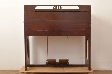 アンティーク雑貨　ジャンク品　昭和初期　日本楽器製造株式会社(日本楽器)　西川オルガン(西川楽器)　レトロな雰囲気漂うオルガン(R-049118)