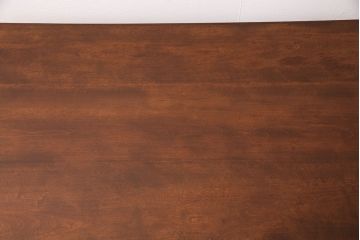 中古　松本民芸家具　特注サイズ　和洋折衷の空間と相性の良いC型センターテーブル(定価約24万円)(ローテーブル)(R-049121)