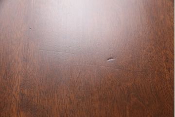 中古　松本民芸家具　特注サイズ　和洋折衷の空間と相性の良いC型センターテーブル(定価約24万円)(ローテーブル)(R-049121)