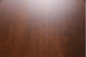 中古　松本民芸家具　特注サイズ　和洋折衷の空間と相性の良いC型センターテーブル(定価約24万円)(ローテーブル)(R-049121)