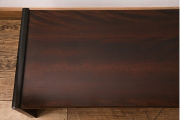 中古美品　松本民芸家具　脚の透かし彫りがアクセントになる上品な文机(ローテーブル、センターテーブル)(R-049125)