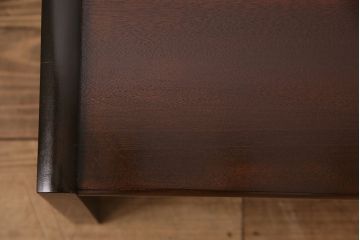 中古美品　松本民芸家具　脚の透かし彫りがアクセントになる上品な文机(ローテーブル、センターテーブル)(R-049125)