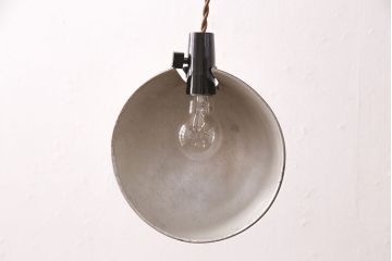 アンティーク照明　シェードがお洒落!メンズライクの空間づくりにおすすめの吊り下げ照明(ペンダントライト、天井照明、シェード)(R-049130)