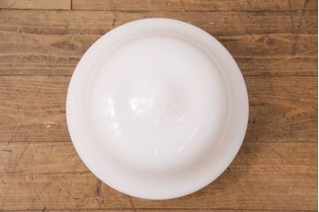 アンティーク照明　大振り　ぽってりとしたフォルムが温かみを感じさせる天井照明(シーリングライト)(R-049133)