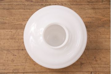 アンティーク照明　大振り　ぽってりとしたフォルムが温かみを感じさせる天井照明(シーリングライト)(R-049133)