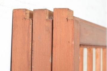 アンティーク建具　鶴亀・松竹梅　縁起物の細工が魅力の障子戸3枚セット(建具、引き戸)(R-049157)