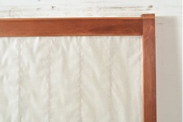 アンティーク建具　鶴亀・松竹梅　縁起物の細工が魅力の障子戸3枚セット(建具、引き戸)(R-049157)