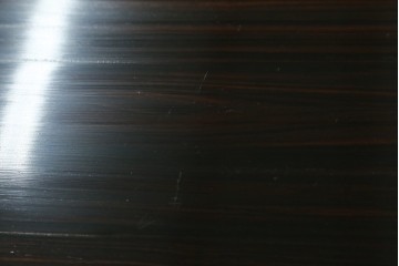 和製ヴィンテージ　黒檀無垢材　上質なこだわりの空間づくりにおすすめの飾り棚　(R-049164)