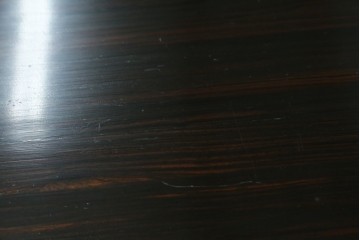 和製ヴィンテージ　黒檀無垢材　上質なこだわりの空間づくりにおすすめの飾り棚　(R-049164)