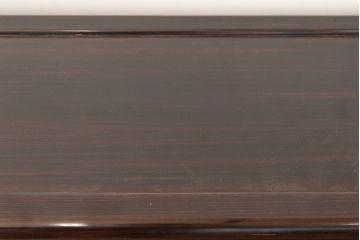 ヴィンテージ家具　黒檀無垢材　上質なこだわりの空間づくりにおすすめの飾り棚(茶棚、戸棚、収納棚、茶箪笥、ビンテージ)(R-049164)