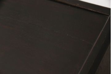 和製アンティーク　カリン材　経年による風合いが味わい深い時代物の飾り棚(茶棚、違い棚、花梨材)(R-049169)