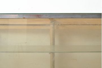 和製アンティーク　レトロなガラスケース(ショーケース、飾り棚)(R-049170)