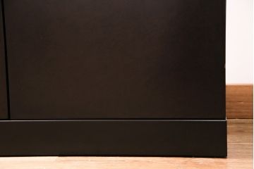 中古　美品　モリシゲ(MORISHIGE/森繁)　コモード38　シンプルでシックな佇まいのダイニングボード(食器棚、カップボード、キャビネット)(定価約75万円)(R-049171)