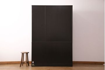 中古　美品　モリシゲ(MORISHIGE/森繁)　コモード38　シンプルでシックな佇まいのダイニングボード(食器棚、カップボード、キャビネット)(定価約75万円)(R-049171)
