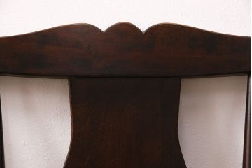 中古　北海道民芸家具　オレンジカラーが温かみのある雰囲気を醸し出す一人掛けソファ(1シーター、1Pソファ、椅子)(R-049185)