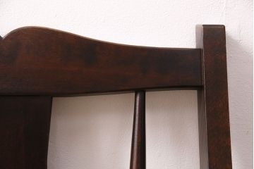 中古　北海道民芸家具　オレンジカラーが温かみのある雰囲気を醸し出す一人掛けソファ(1シーター、1Pソファ、椅子)(R-049185)