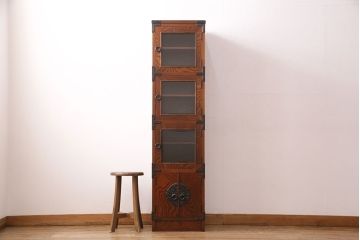 中古　岩谷堂箪笥　No.114　和の趣と現代的でスタイリッシュな印象を兼ね備えた多目的棚(収納棚、キャビネット)(定価約30万円)(R-049193)
