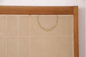 アンティーク建具　日本風情が感じられる雪見障子戸4枚セット(摺り上げ障子戸、引き戸、擦り上げ障子戸、擦上障子戸、建具)(R-049199)