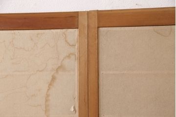 アンティーク建具　日本風情が感じられる雪見障子戸4枚セット(摺り上げ障子戸、引き戸、擦り上げ障子戸、擦上障子戸、建具)(R-049199)
