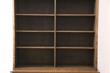 中古　美品　神戸洋家具　伊藤家具製　ディスプレイ棚におすすめ!落ち着いた雰囲気が魅力のキャビネット(食器棚、飾り棚、収納棚、本箱)(定価約80万円)(R-049203)