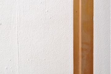 ヴィンテージ建具　昭和レトロ　すりガラス入り　昔懐かしい雰囲気が魅力のガラス戸2枚セット(引き戸、建具)(R-049209)