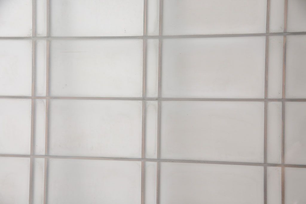 和製アンティーク　秋田県産　腰板ケヤキ材　レトロな空間づくりにおすすめなガラス戸4枚セット(引き戸、建具)(R-049226)