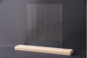非売品　リメイク用ガラスパーツ　アクセントになるデザインガラス　クリアーウォーター(新品ガラス、無色ガラス、ゆらゆらガラス)(R-049231)
