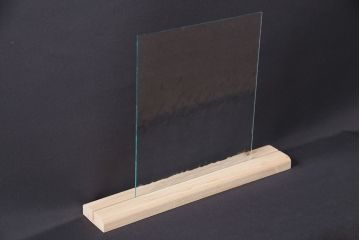 非売品　リメイク用ガラスパーツ　アクセントになるデザインガラス　クリアーウォーター(新品ガラス、無色ガラス、ゆらゆらガラス)(R-049231)