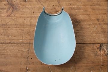 和製アンティーク　ブルーカラーがお部屋のアクセントになる、お洒落な吊り下げ照明(天井照明、ペンダントライト、シェード)(R-049236)