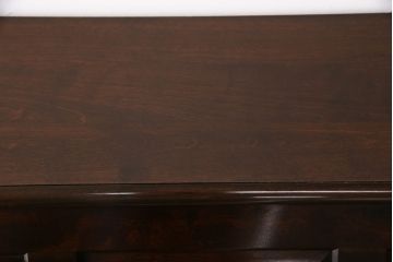 中古　北海道民芸家具　希少な絶版品!両袖タイプで収納力も抜群のライティングビューロー(デスク、在宅ワーク、在宅用両袖机)(R-049240)