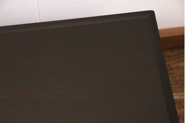 中古　北海道民芸家具　落ち着いた色合いがシックな雰囲気を漂わせる文机(片袖机、在宅ワーク、在宅用デスク)(R-049249)